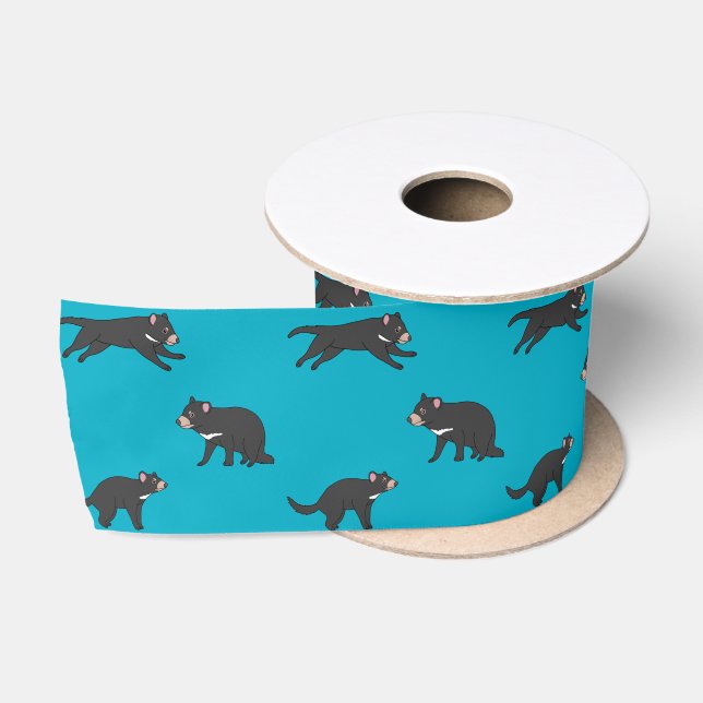 Tasmanian Devil  Satin Ribbon (Spool)
