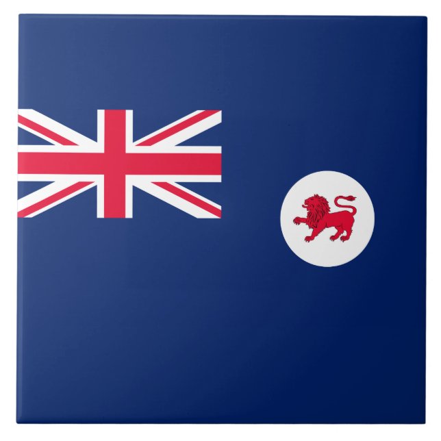 Tasmanian Flag (Tasmania) (Australian State) Tile (Front)