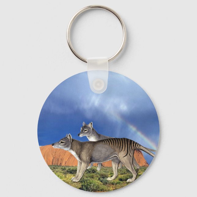 Tasmanian Tiger Keychain (Front)