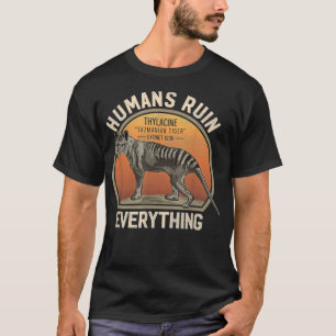 Tasmanian Tiger Thylacine Australian Extinct T-Shirt