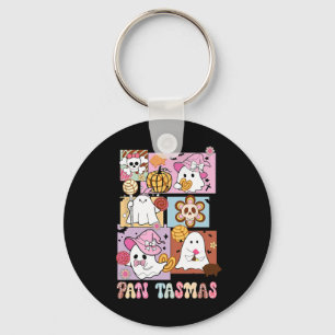 Tasmas Ghost Pumpkin Spooky Conchas Halloween Keychain