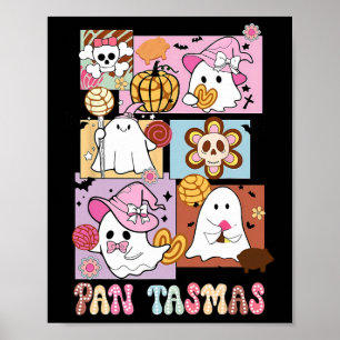 Tasmas Ghost Pumpkin Spooky Conchas Halloween  Poster