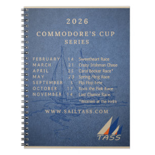 TASS 2026 Commodore's Cup Race Schedule Notebook