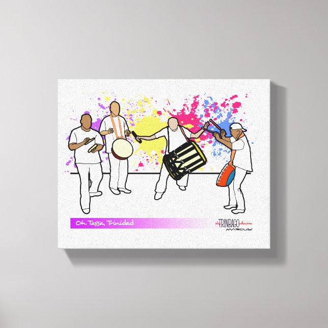 Tassa Band, Trinidad & Tobago Canvas Print (Front)