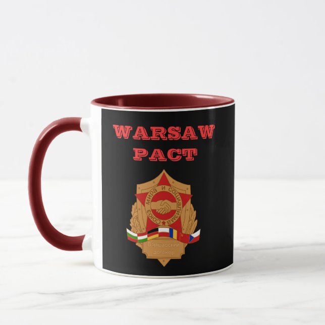 Tasse Варшавскогодоговора" Кружка du Pacte de (Gauche)