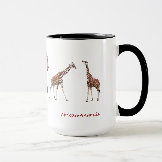 TASSE アフリカの動物のマグカップ (Droite)