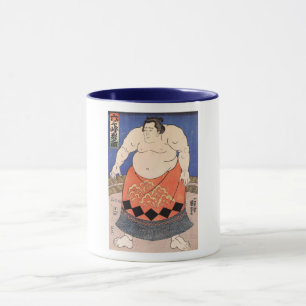 Tasse 力 士, 国 芳 Sumo Wrestler, Kuniyoshi