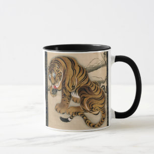 Tasse 虎図, tigre de 若冲, Jakuchu