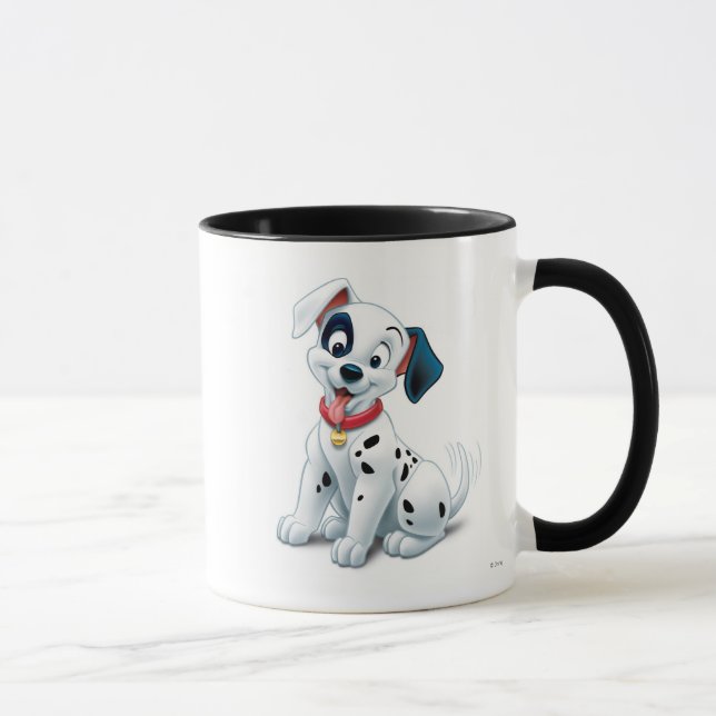 Tasse 101 Patches Dalmatiennes qui balancent sa queue Di (Droite)