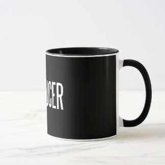 Tasse 11 once (édition noire) de sonnerie de