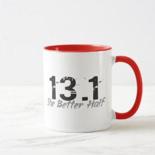 Tasse 13.1 Moitié meilleure - Moitié Marathon coureur Mu