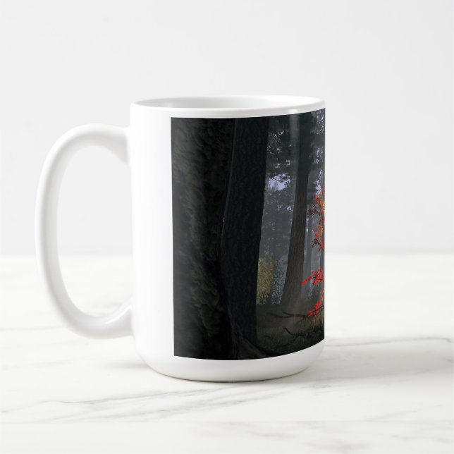 Tasse 14oz avec image "Jeune" (Gauche)