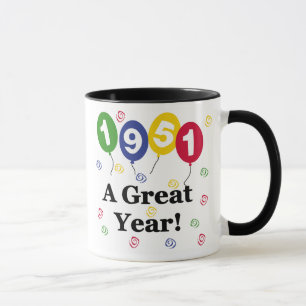 Tasse 1951 un anniversaire de grande année