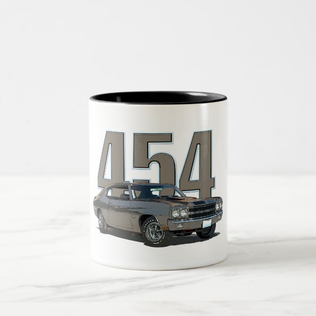 Tasse 1970 de café de Chevelle solides solubles (Centre)
