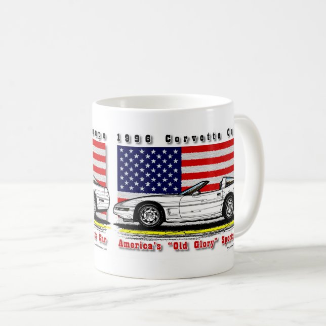 Tasse 1996 de café de coupé de Corvette (Devant droit)