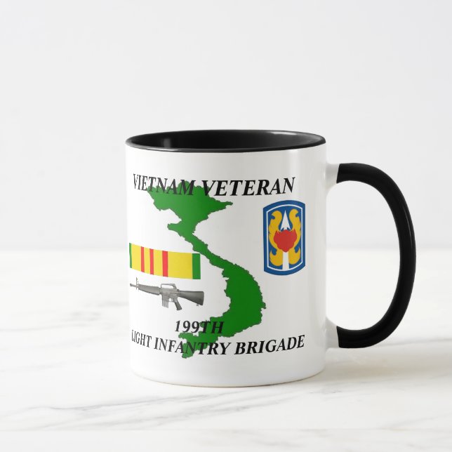 Tasse 199th Vétéran du Vietnam de Division d'infanterie (Droite)