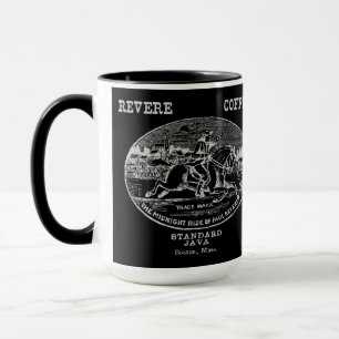Tasse 19th C. Revere Café de Boston, gris