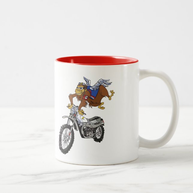 Tasse 1,0 de cavalier d'aventure de singe de vol (Droit)