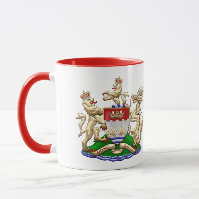 Tasse [200] Armoiries historiques de Hong Kong 1959-1997 (Gauche)