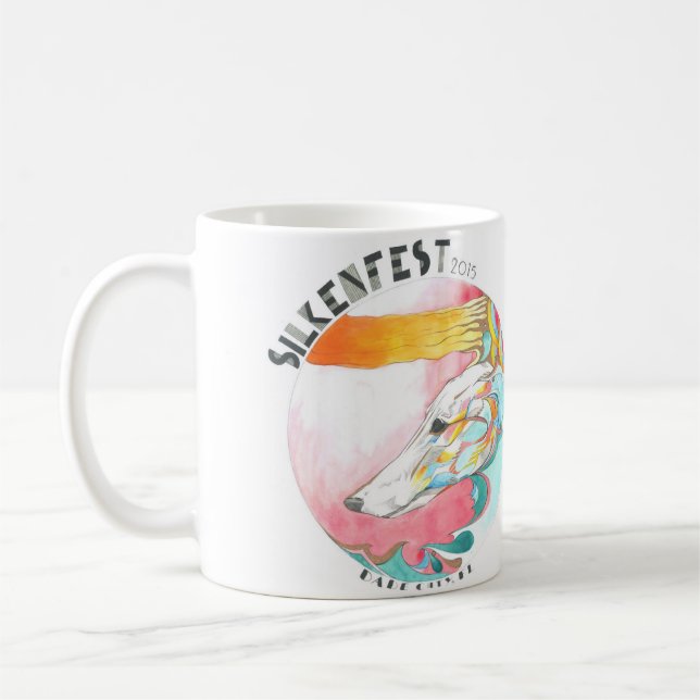 Tasse 2015 de logo de Silkenfest (Gauche)
