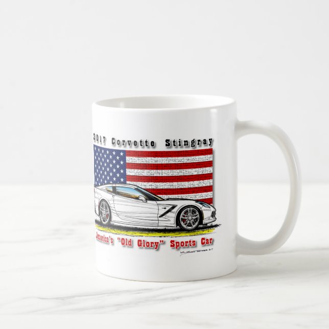 Tasse 2017 de café de coupé de Corvette (Droite)