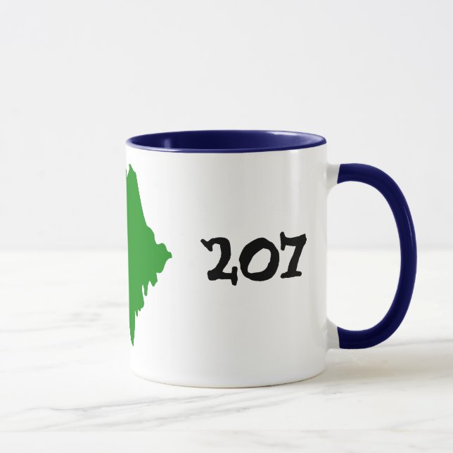 Tasse 207, indicatif régional du Maine ! (Droite)