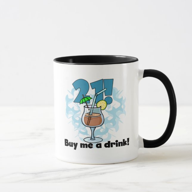 Tasse 21 achetez-moi T-shirts et cadeaux des boissons (Droite)