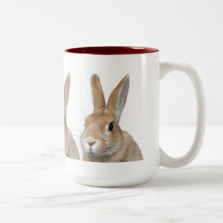 TASSE 2 COULEURS ウサギ
