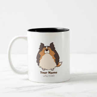 TASSE 2 COULEURS シェルティ「シェルたま」＜名入れ＞