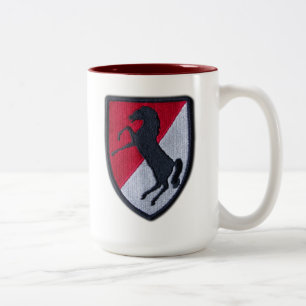 Tasse 2 Couleurs 11ème Régiment de cavalerie blindée d'ACR Fort