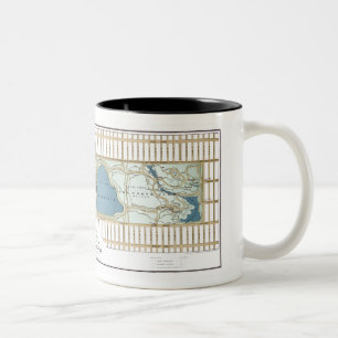 Tasse 2 Couleurs 1875 Carte du Central Park, New York