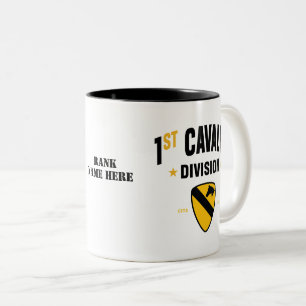 Tasse 2 Couleurs 1re division de cavalerie "Première équipe États-U