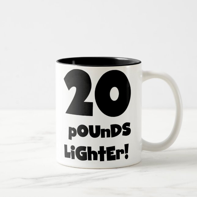 Tasse 2 Couleurs 20 Livres Plus Léger (Droit)