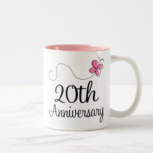 Tasse 2 Couleurs 20ème Anniversaire (Droit)