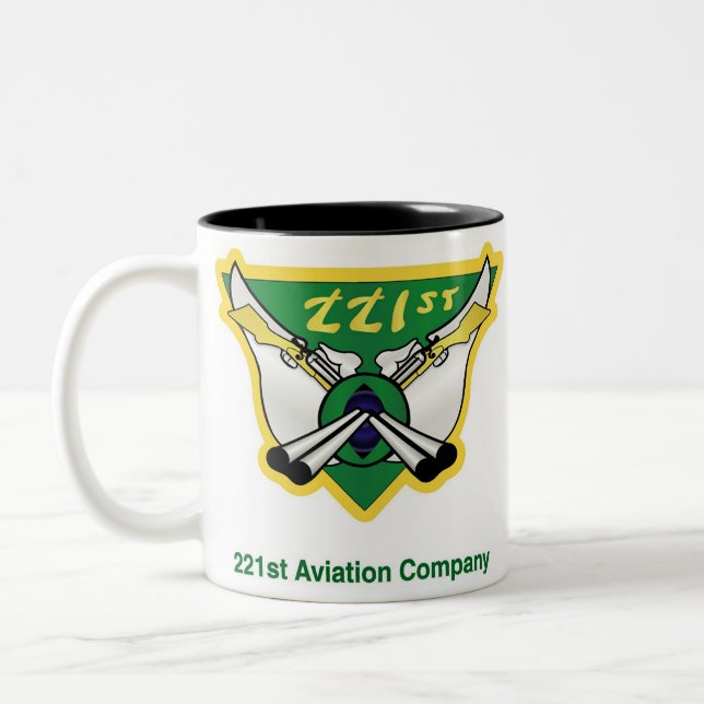 Tasse 2 Couleurs 221st Aviation Company, VIETNAM1965-1966 (Gauche)