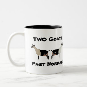 Tasse 2 Couleurs 2 chèvres passées à la normale! - Chèvres laitière