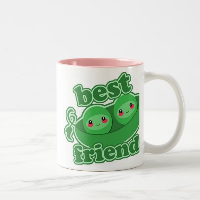 TASSE 2 COULEURS 2 MEILLEURS AMIS DE POIS (Droit)