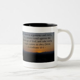 Tasse 2 Couleurs 2Corinthiens 10:5