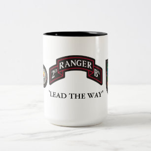 TASSE 2 COULEURS 2E BATTALION 75E RANGER REGIMENT 