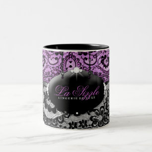 Tasse 2 Couleurs 311-Lace De Luxe - violette