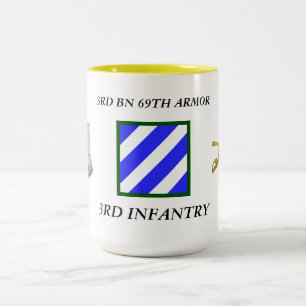 TASSE 2 COULEURS 3E BN 69E ARMÉE 3E DIVISION D'INFANTERIE