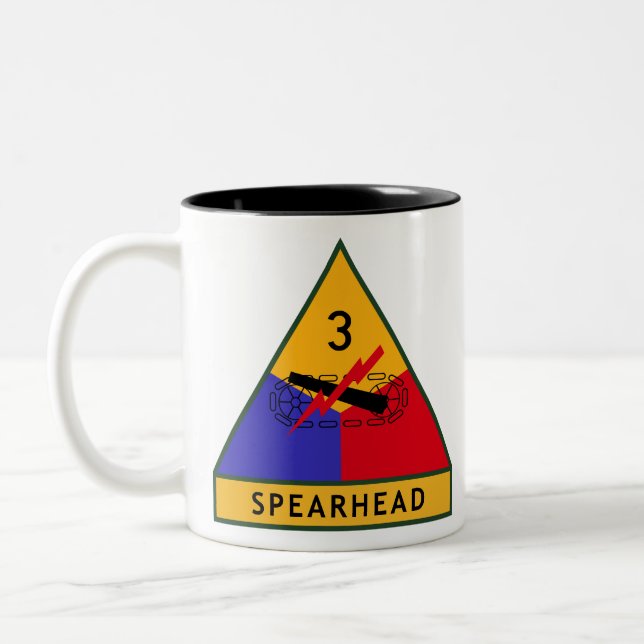 Tasse 2 Couleurs 3rd Armored Division (Gauche)