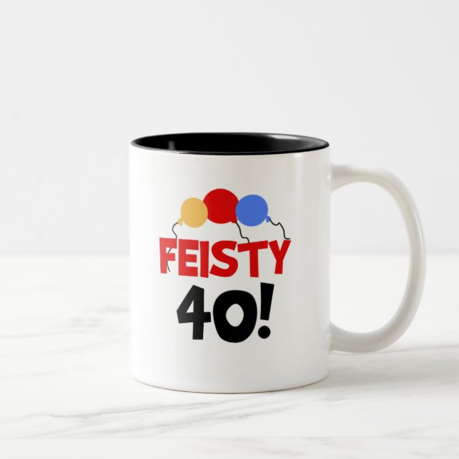 Tasse 2 Couleurs 40 courageux (Droit)