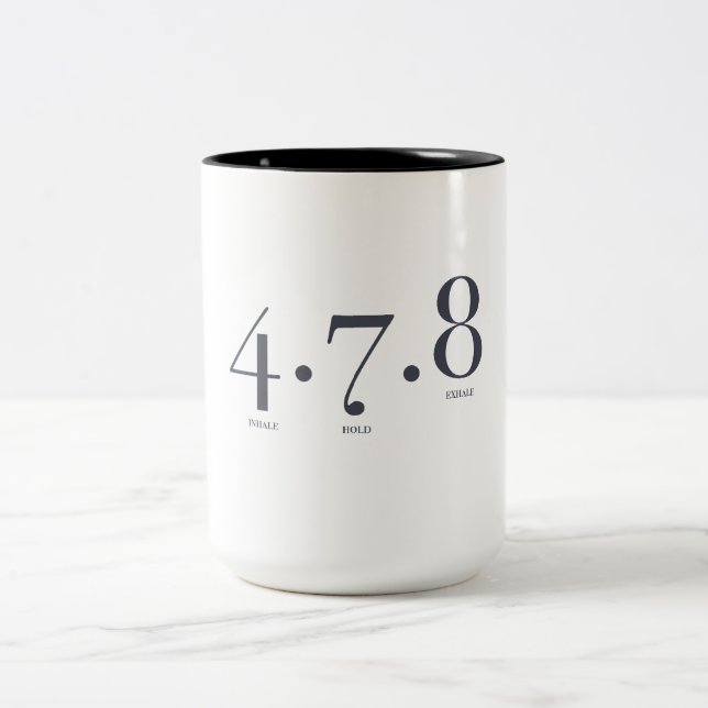 Tasse 2 Couleurs 4 7 8 Technique respiratoire | Méditation (Centre)