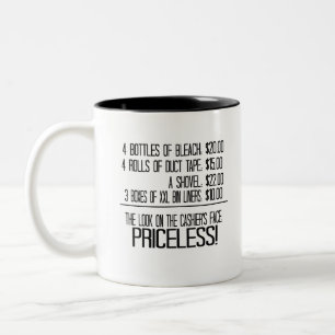 Tasse 2 Couleurs 4 Bouteilles De Bleach : 20,00 $ 4 Rouleaux De Ban