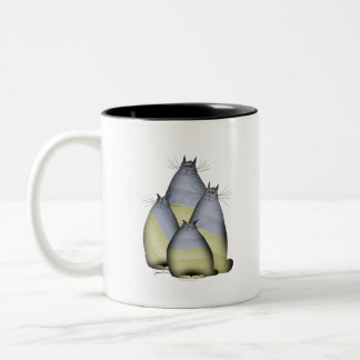 Tasse 2 Couleurs 4 chats ukrainiens