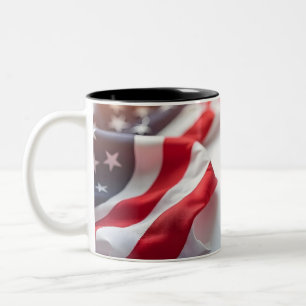 Tasse 2 Couleurs 4 juillet Jour de l'Indépendance Création Patrioti
