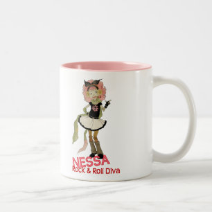 Tasse 2 Couleurs 4 petits monstres - Nessa