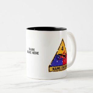 Tasse 2 Couleurs 4e division blindée "Nom Suffisant"