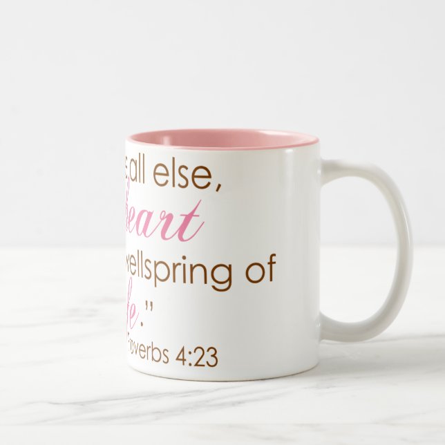 Tasse 2 Couleurs 4h23 de proverbes (Droit)